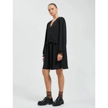 Koton 4WAL80034IW Siyah Kadın Elbise