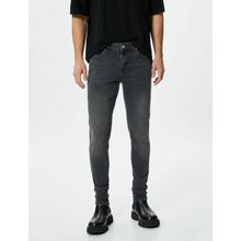 Koton 4WAM40362ND Antrasit Erkek Jean Pantolon