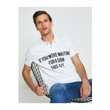 Koton 8YAM14150OK Beyaz Erkek T-Shirt