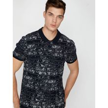 Koton 8YAM14157OK Lacivert Kısa Kollu Erkek T-Shirt