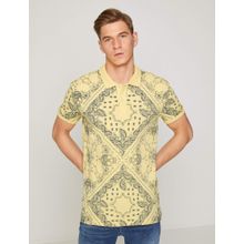 Koton 8YAM15203LK Sarı Kısa Kollu Erkek T-shirt