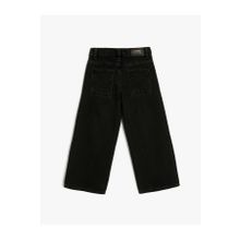 Koton Kız Çocuk Pamuklu Kot Pantolon - Wide Leg