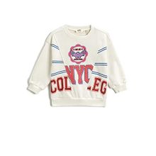 Koton Kolej Baskılı Ekru Kız Çocuk Sweatshirt