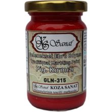 Koza GLN-315 Pigment Kırmızı Ebru Boyası
