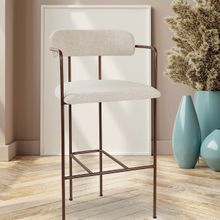 Kozza Home Boston Bronz 65 CM Bar Sandalye