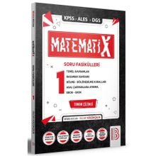 KPSS ALES DGS TYT Matematix Soru Fasikülleri 1 Benim Hocam Yayınları