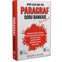 Kpss Ales Dgs Yks Paragraf Soru Bankası Öğreti Akademi