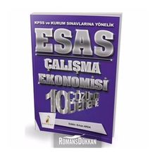 KPSS Esas Çalışma Ekonomisi 10 Çözümlü Deneme Erhan Arda Pelikan Tıp Teknik Yayınları