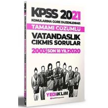 Kpss Genel Kültür Vatandaşlık Yediiklim Yayınları