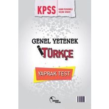 KPSS Genel Yetenek Türkçe Yaprak Test - Doktrin Yayınları