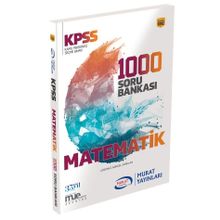 KPSS Matematik 1000 Soru Bankası Murat Yayınları