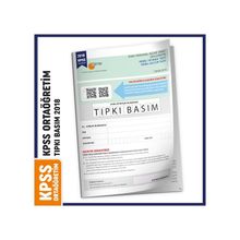 KPSS Ortaöğretim/Lise 2018 ÖSYM Tıpkı Basım Türkiye Geneli Dijital Çözümlü Çıkmış Soru Kitapçığı