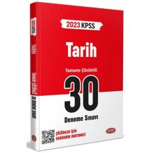 KPSS Tarih 30 Deneme Sınavı Karekod Çözümlü - Data Yayınları