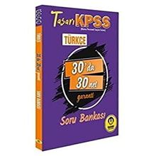 Kpss Türkçe 30'da 30 Net Soru Bankası