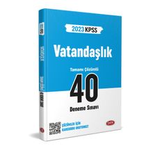 KPSS Vatandaşlık 40 Deneme Sınavı Data Yayınları