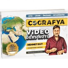KR Akademi 2023 KPSS Mehmet Eğit Coğrafya Video Ders Notları