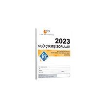 KR Akademi Yayınları 2023 MSÜ Çıkmış Sorular Tıpkı Basım Kitapçığı