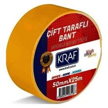 Kraf 25 mm x 25 M Çift Taraflı Bant