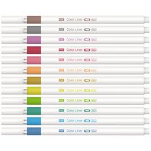 Kraf 444 12 Renk 0.5 mm Color Liner Kalem