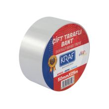 KRAF ÇİFT TARAFLI BANT 50MMX25M 5025G