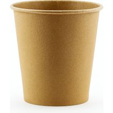 Kraft Kağıt Bardak 8oz 20 Adet - NATUREL