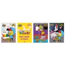 Kral Şakir Boyama Seti - 4 Kitap Takım - Eksik Parça