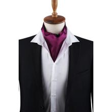 Kravatkolik K576 Mor Düz Ascot Fular
