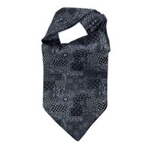 Kravatkolik K595 Siyah Füme Motif Desen Erkek Fular