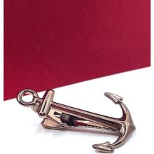 Kravatkolik KİY709 Çıpa Motif Bronz Renk Kravat Iğnesi