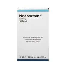 Krc Derma Neoccuttane 1800 mg Vitamin A 30 Tablet