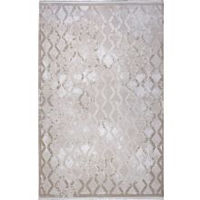 Kreasyon Halı 7558 Modern Elkenz Vizon 200x290 cm Salon Halı