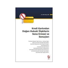 KREDI KARTINDAN DOĞAN HUKUKI İLİŞKİLERİN SONA ERMESI VE SONUÇLARI - BAHRI BAŞAR ŞEN