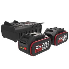 Kress KAD21 20 V 4.0 Ah Li-Ion Krosspack 2 Adet Akü ve Akü Şarj Cihazı