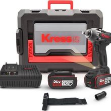 Kress KUB30.2 20V 2x4 Ah Li-Ion Akülü 300 NM Kömürsüz Somun Sıkma Makinesi