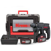 Kress KUC60.2 20 V 4.0 Ah 2.0J Li-Ion Çift Akülü Kömürsüz Profesyonel SDS-Plus Pnömatik Kırıcı Delici