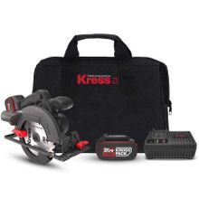 Kress KUE12.1 20 V 4.0 Ah Li-Ion 165 mm Çift Akülü Kömürsüz Profesyonel Daire Testere