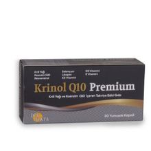 Krinol Q10 Premium Krill Yağı Koenzim Q10 30 Kapül