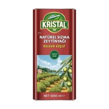 Kristal 5 lt Dolgun Güçlü Lezzet Natürel Sızma Zeytinyağı