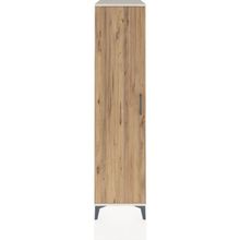 Kronos Dolap 2 Raflı Tek Kapaklı Tek Askılı 44X59X182 Aytaşı-Çam - Krem