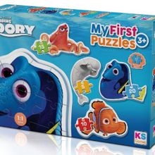 Ks Baby Dory My First Puzzle 4 In 1 Çerçevesiz Puzzle