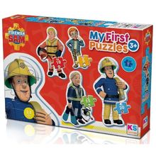 Ks Baby Fireman Sam My First Puzzle 4 In 1 Çerçevesiz Puzzle