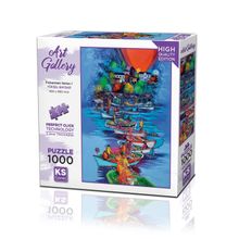 KS Games 1000 Parça Balıkçılar Serisi I Puzzle