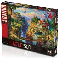KS Games 20012 500 Parça House On The Cliff Puzzle