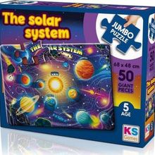 KS Games Planets Of Solar System 50 Parça Dev Puzzle