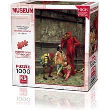 KS Puzzle 20662 Jesters Playing Cochonnet 1000 Parça Puzzle