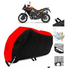 KTM 1090 Adventure Siyah Arka Çanta Uyumsuz Ultra Kalın Su Geçirmez Motor Brandası