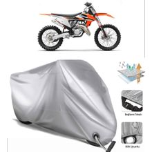 KTM 125 SX Siyah Arka Çanta Uyumsuz Ultra Kalın Su Geçirmez Motor Brandası