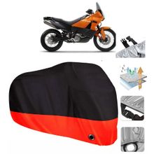 KTM 990 Adventure Siyah Arka Çanta Uyumsuz Ultra Kalın Su Geçirmez Motor Brandası