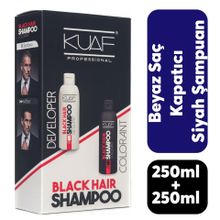 Kuaf 250 ml Beyaz Saç Kapatıcı Siyah Şampuan
