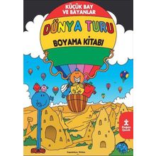 Küçük Bay ve Bayanlar - Dünya Turu Boyama Kitabı - Doğan Çocuk